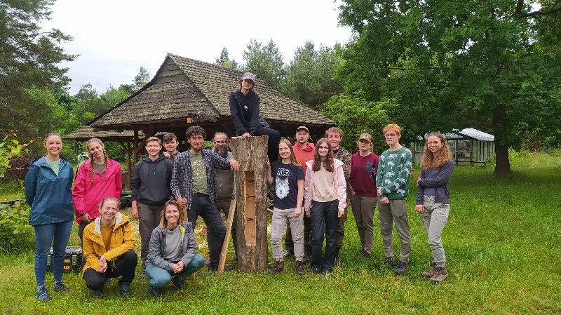 Wilderness camp in Poland